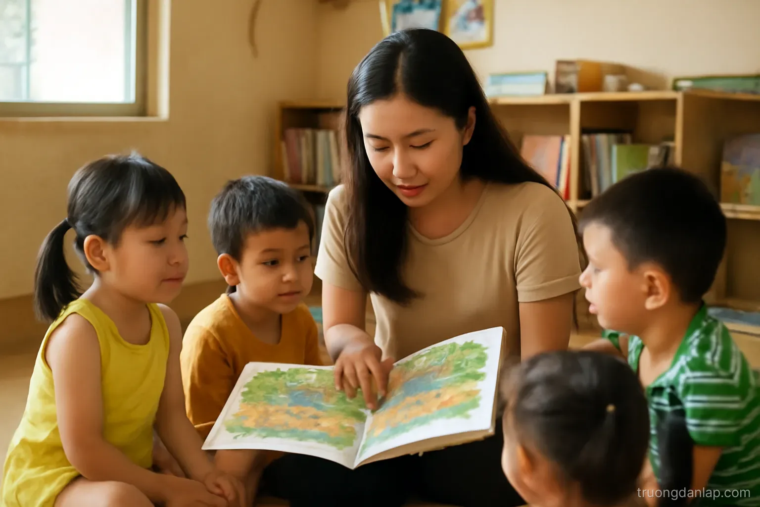 Văn hóa ứng xử với trẻ ở trường ngoài công lập